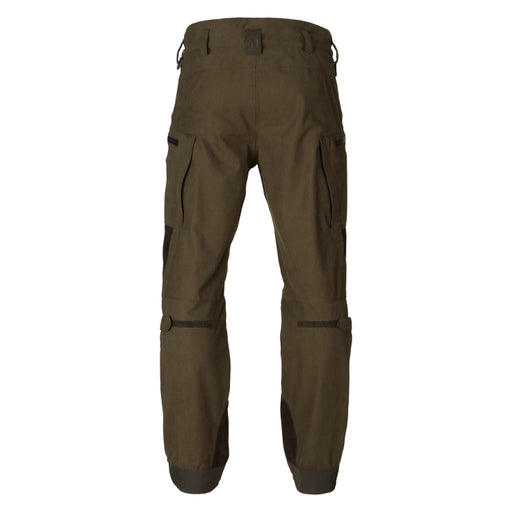 Harkila Driven Hunt HWS Leather Trousers - Willow Green/Shadow Brown