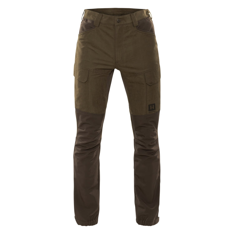 Harkila Scandinavian Trousers - Willow Green/Deep Brown