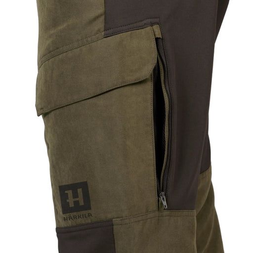 Harkila Scandinavian Trousers - Dark Olive/Willow Green