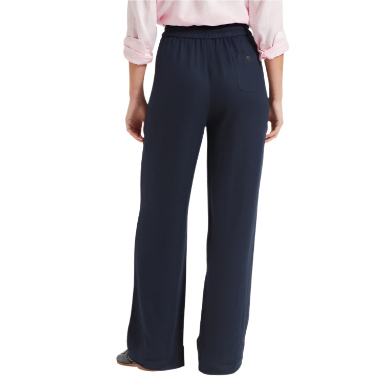 Schoffel Ladies Daphne Linen Trousers - Navy