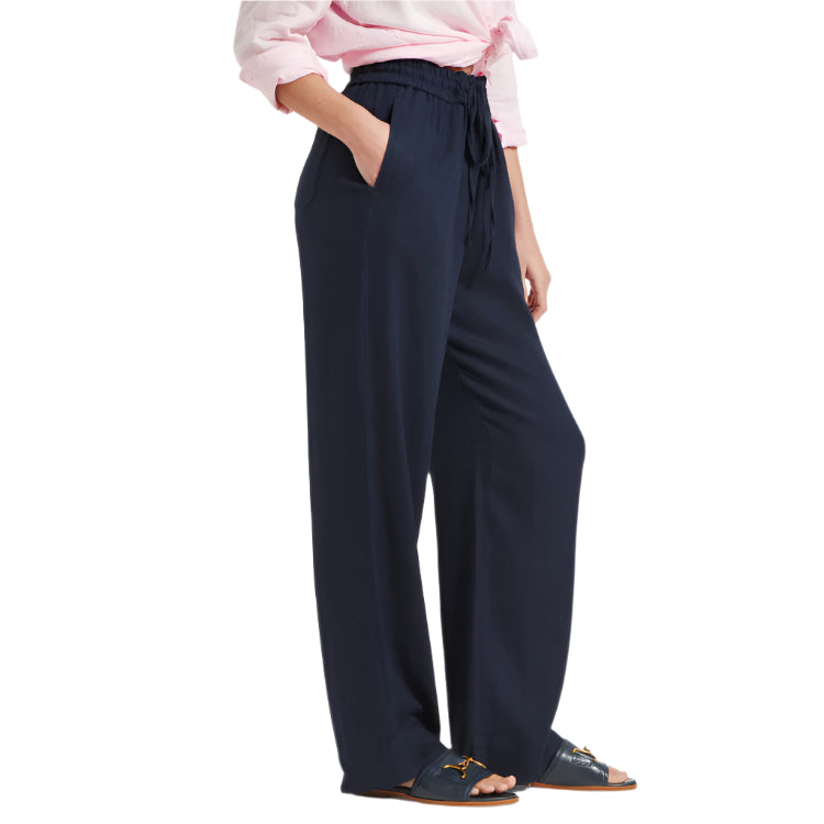 Schoffel Ladies Daphne Linen Trousers - Navy