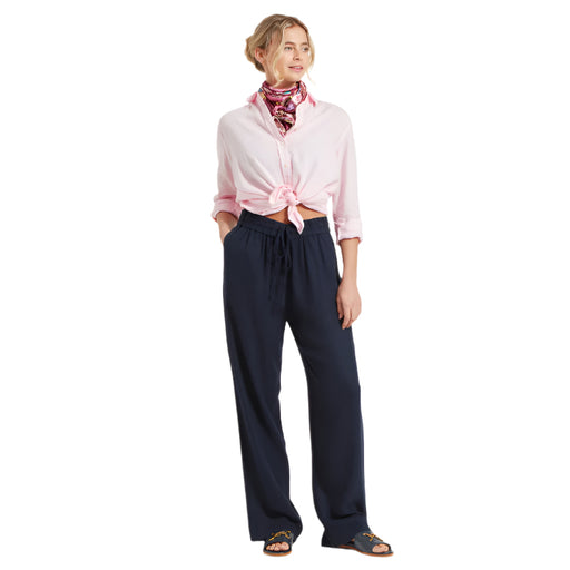 Schoffel Ladies Daphne Linen Trousers - Navy