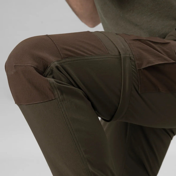 Seeland Birch Zip-off Trousers - Pine Green/Demitasse Brown