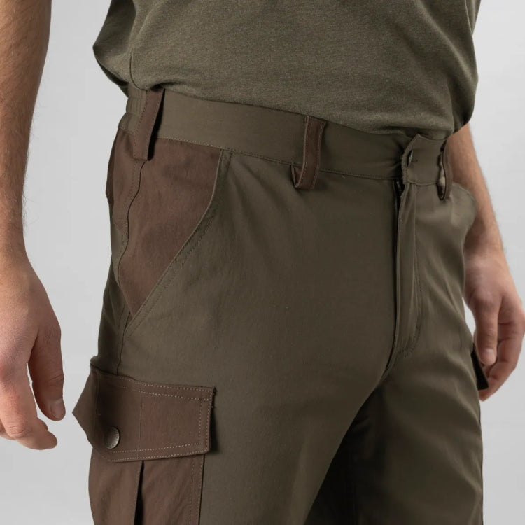 Seeland Birch Zip-off Trousers - Pine Green/Demitasse Brown