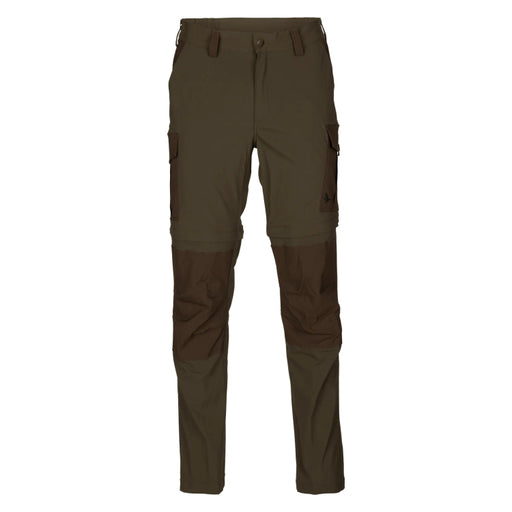 Seeland Birch Zip-off Trousers - Pine Green/Demitasse Brown