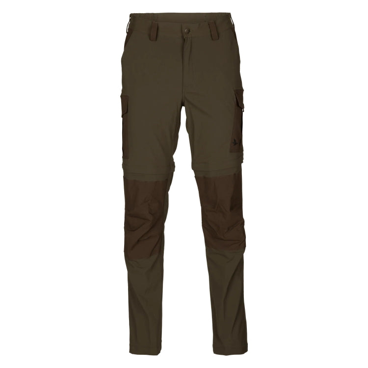 Seeland Birch Zip-off Trousers - Pine Green/Demitasse Brown