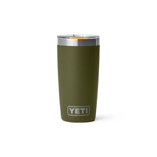 Yeti Rambler 10oz Insulated Tumbler -  Olive/King Crab Orange