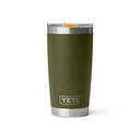 Yeti Rambler 20oz Insulated Tumbler - Olive/King Crab Orange