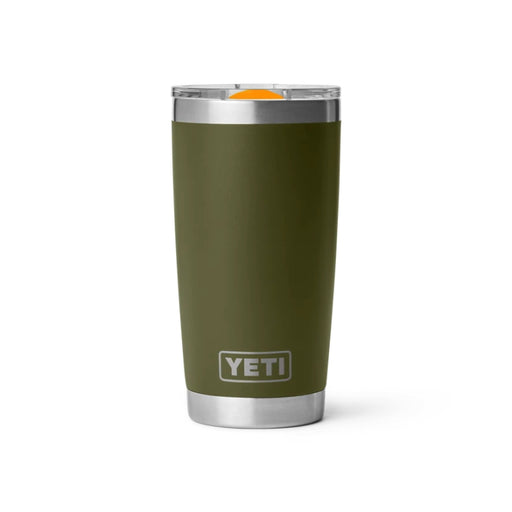 Yeti Rambler 20oz Insulated Tumbler - Olive/King Crab Orange