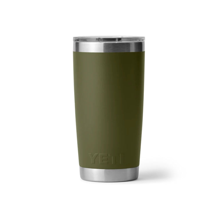 Yeti Rambler 20oz Insulated Tumbler - Olive/King Crab Orange