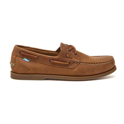 Chatham Deck II G2 Premium Leather Boat Shoes - Walnut