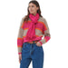 Barbour Ladies Lambswool Woven Scarf - Pink Dahlia