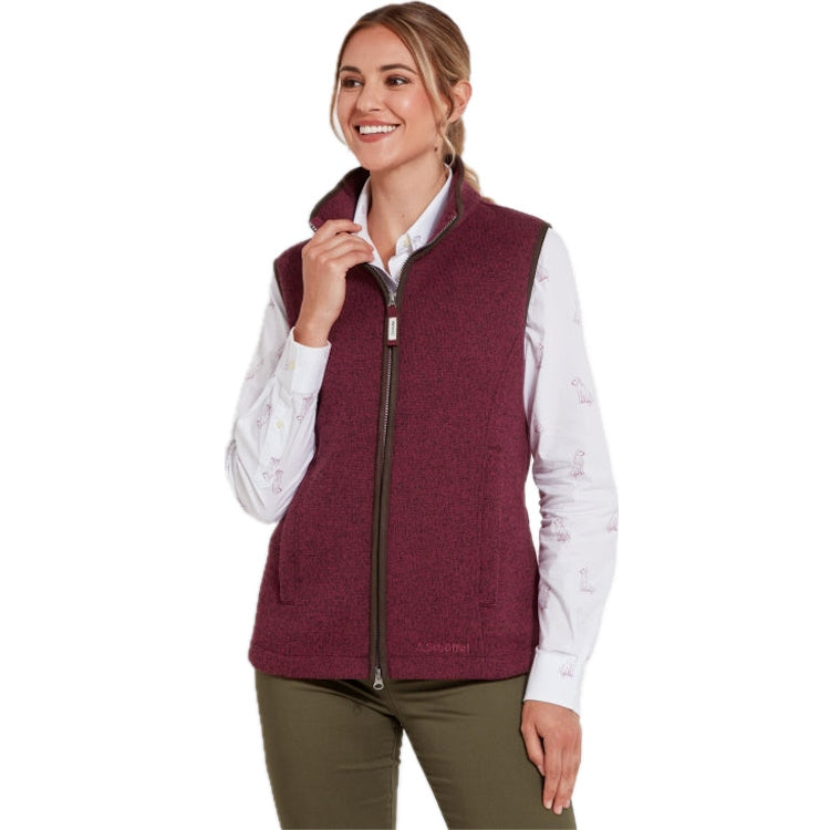 Schoffel Ladies Ashton Gilet - Mulberry