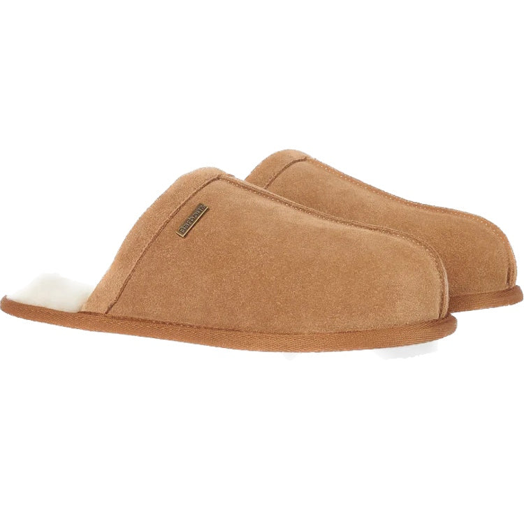 Barbour Leck Mule Slippers - Camel