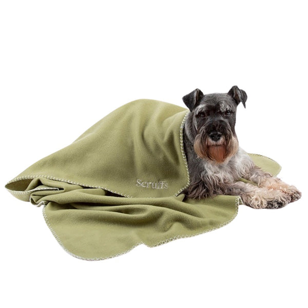 Scruffs Expedition Dog Fleece Blanket - Khaki Green