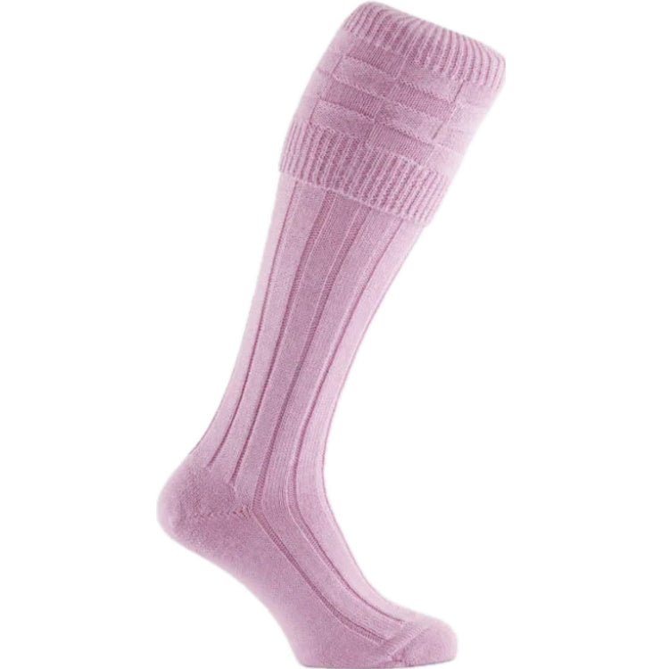 Pennine Portland Shooting Socks - Baby Pink