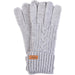 Barbour Ladies Alnwick Knitted Gloves - Grey
