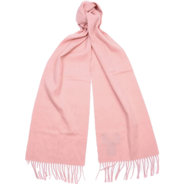 Barbour Ladies Lambswool Woven Scarf - Blush Pink