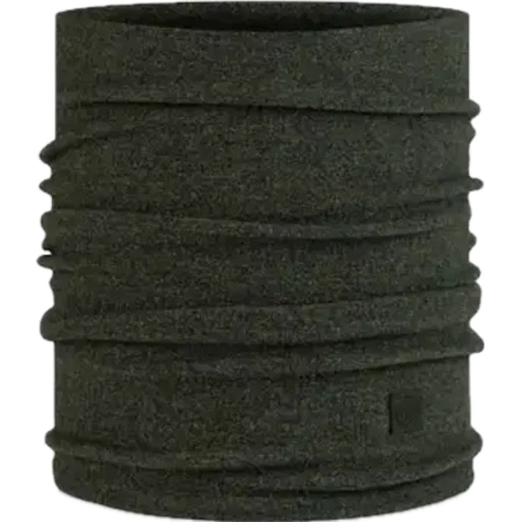Buff Merino Fleece Neck Gaiter Solid Cedar John Norris