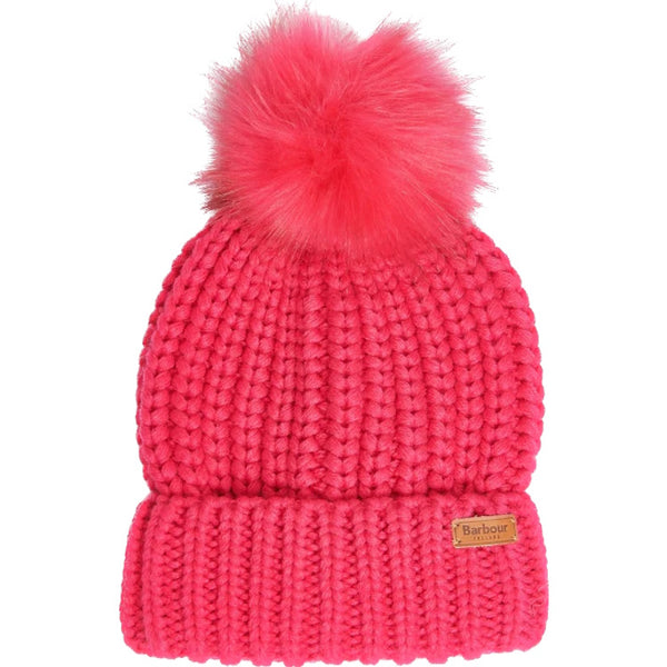 Barbour Ladies Saltburn Beanie - Pink Dahlia