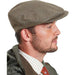 Schoffel Countryman Tweed Cap - Loden Green Herringbone Tweed