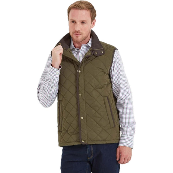 Schoffel Barrowden Quilt Gilet - Olive