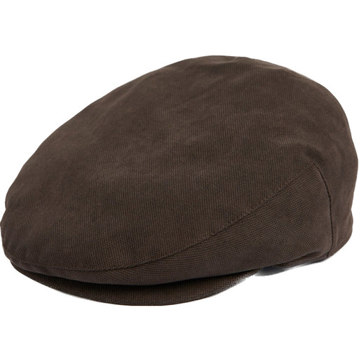 Barbour Waterproof Beaufort Flat Cap - Brown - Size Small