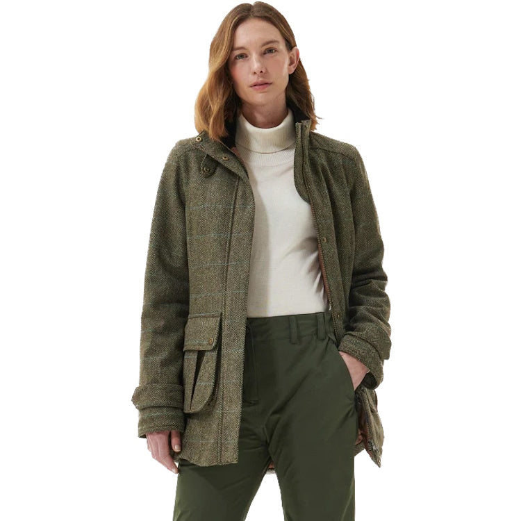 Barbour Ladies Fairfield Wool Jacket - Gardenia