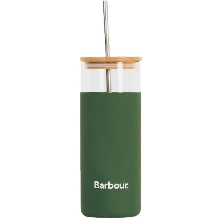Barbour Glass Tumbler - Green