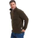 Schoffel Berkeley 1/4 Zip Fleece - Dark Olive
