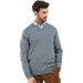 Barbour Loyton Merino V Neck Sweater - Grey Marl