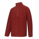 Hoggs of Fife Islander Techpro 1/4 Zip Fleece - Burnt Henna - MEDIUM