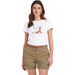 Barbour Ladies Chino Shorts - Khaki