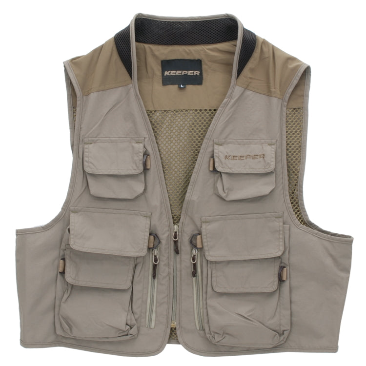 Keeper Fly Fishing Vest - Khaki