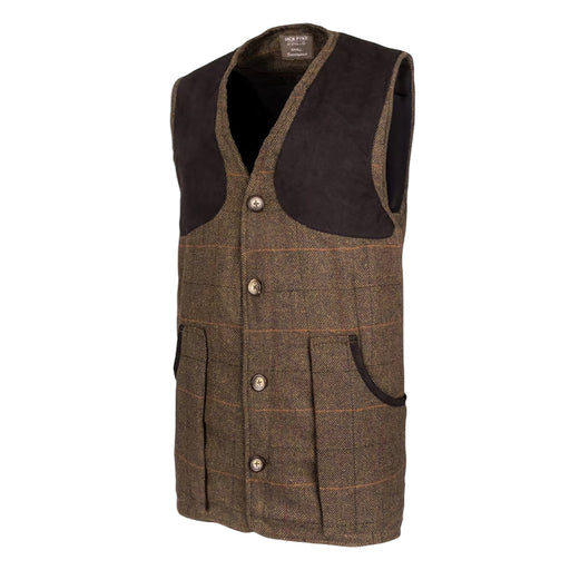 Jack Pyke Shooting Vest - Brown Tweed