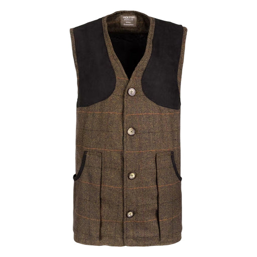 Jack Pyke Shooting Vest - Brown Tweed