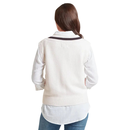 Schoffel Ladies Hambledon Vest - Soft White/Navy
