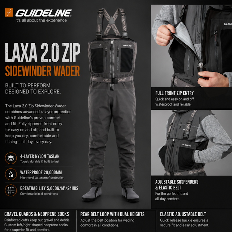 Guideline Laxa 2.0 Zip Sidewinder Waders