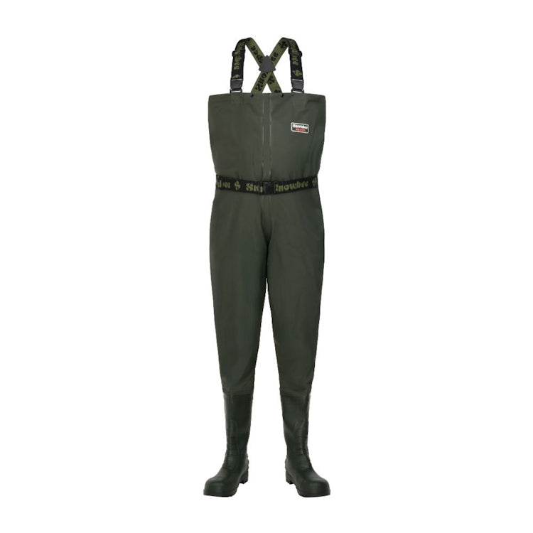 Snowbee Granite PVC Chest Waders - Olive Green