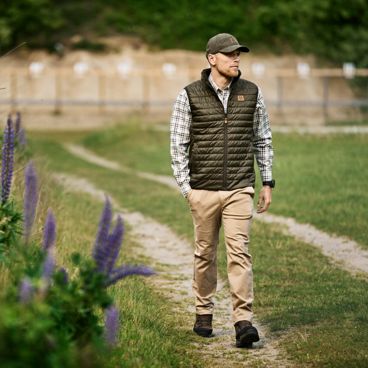 Harkila Kalix HSP Waistcoat - Willow Green/Shadow Brown
