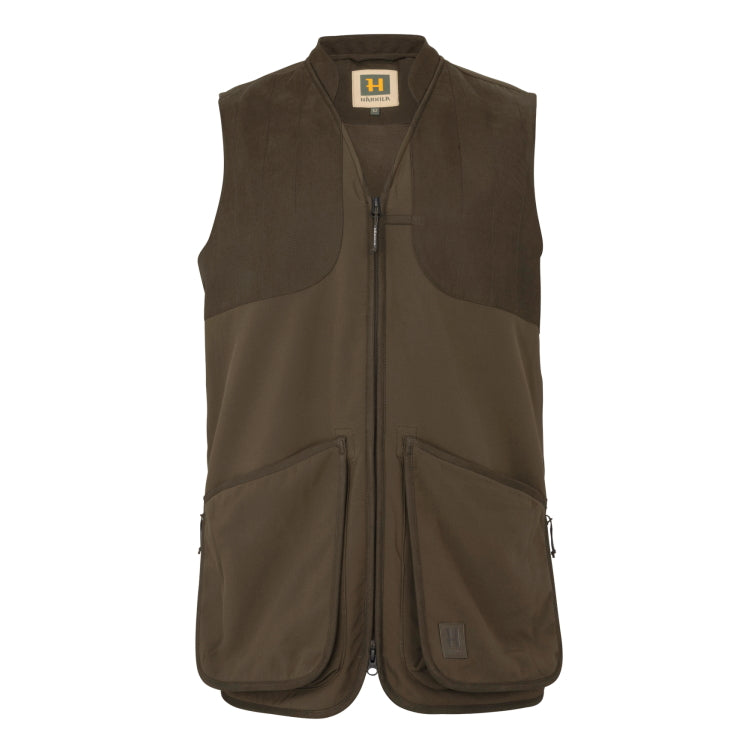 Harkila Skye Shooting Waistcoat - Willow Green/Shadow Brown