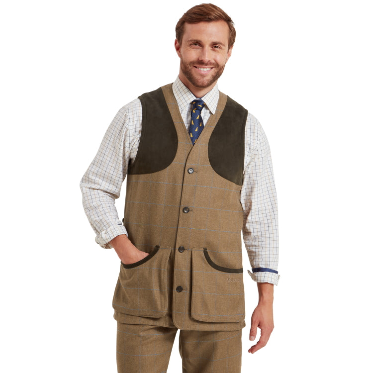 Schoffel Ptarmigan Tweed Waistcoat II - Corry Tweed