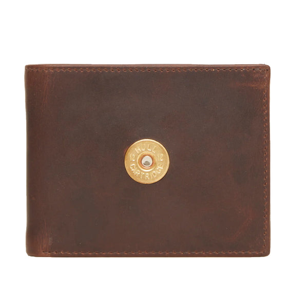 Hicks and Hides 12 Bore Wallet - Brown