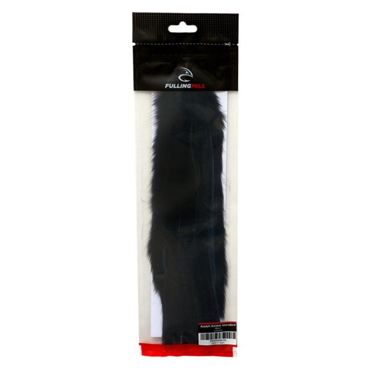 Fulling Mill Standard Rabbit Zonker Strips - Black