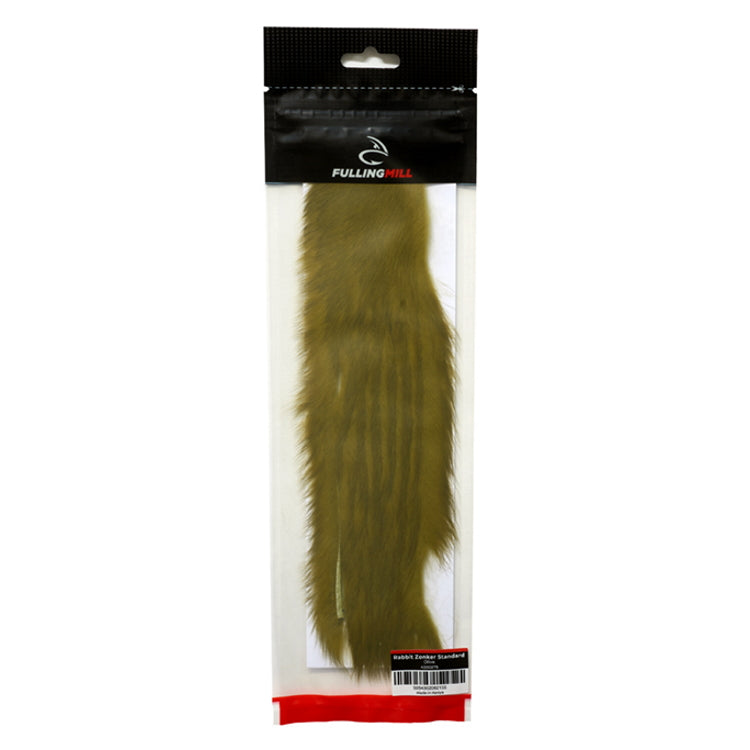 Fulling Mill Standard Rabbit Zonker Strips - Olive