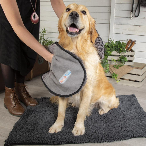 Scruffs Noodle Dog Drying Towel - Grey