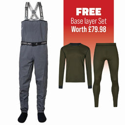 Guideline Reach 2.0 Stockingfoot Waders - Charcoal - PRE-ORDER