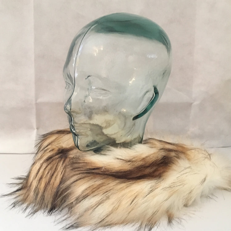 John Norris Ladies Faux Fur Collar - Beige Mink