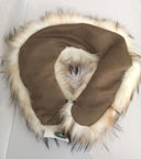 John Norris Ladies Faux Fur Collar - Beige Mink