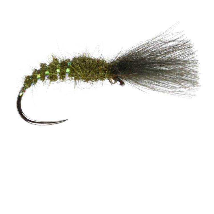 CDC Shuttlecock Olive Flies
